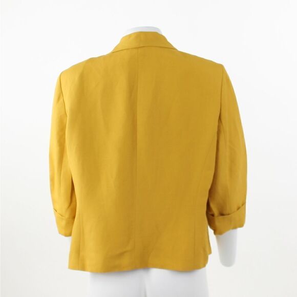 Kasper Petite Open Front Blazer Butterscotch PXL - Picture 3 of 5